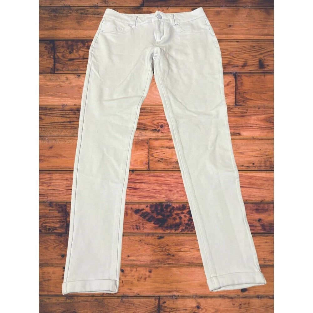 Shinestar Women’s Stretch Skinny Jeans Sz M With Back Pockets Zip